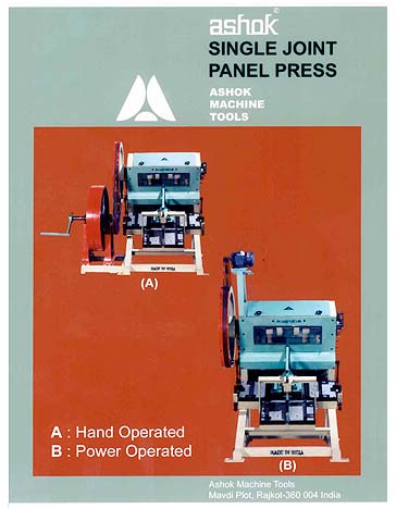 Single Joint Panel Press (Hand & Power Operated)